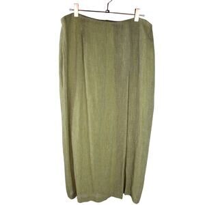 Sigrid Olsen Linen Blend Maxi Skirt Gauzey Woven Lagenlook NWT 12P